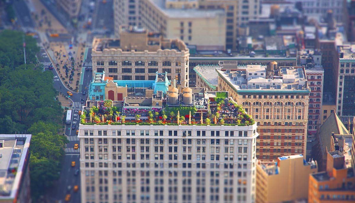 Plexitavla New York Rooftop foto 70x40cm Plexitavla New York Rooftop foto 70x40cm